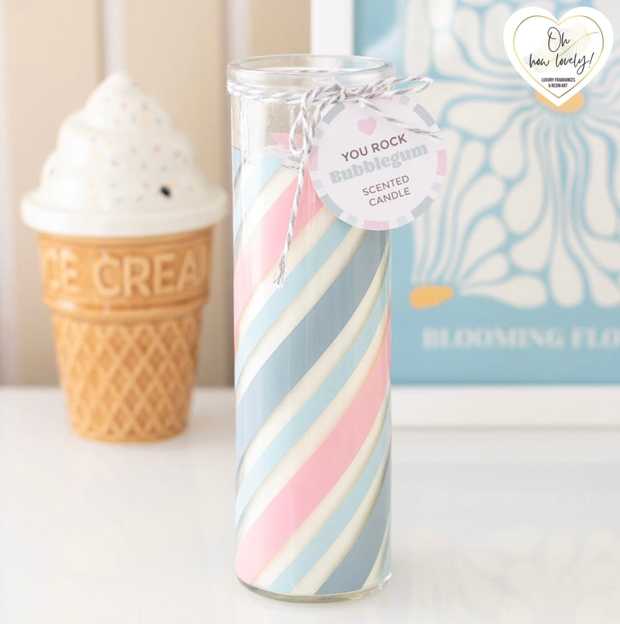 Bubblegum Tube Candle