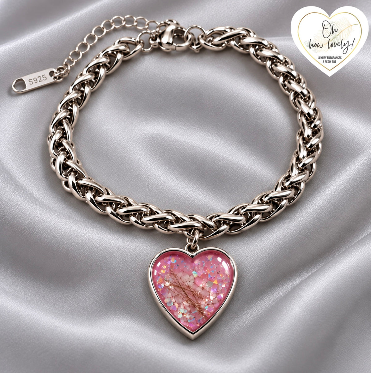 Chunky Memorial Charm Bracelet