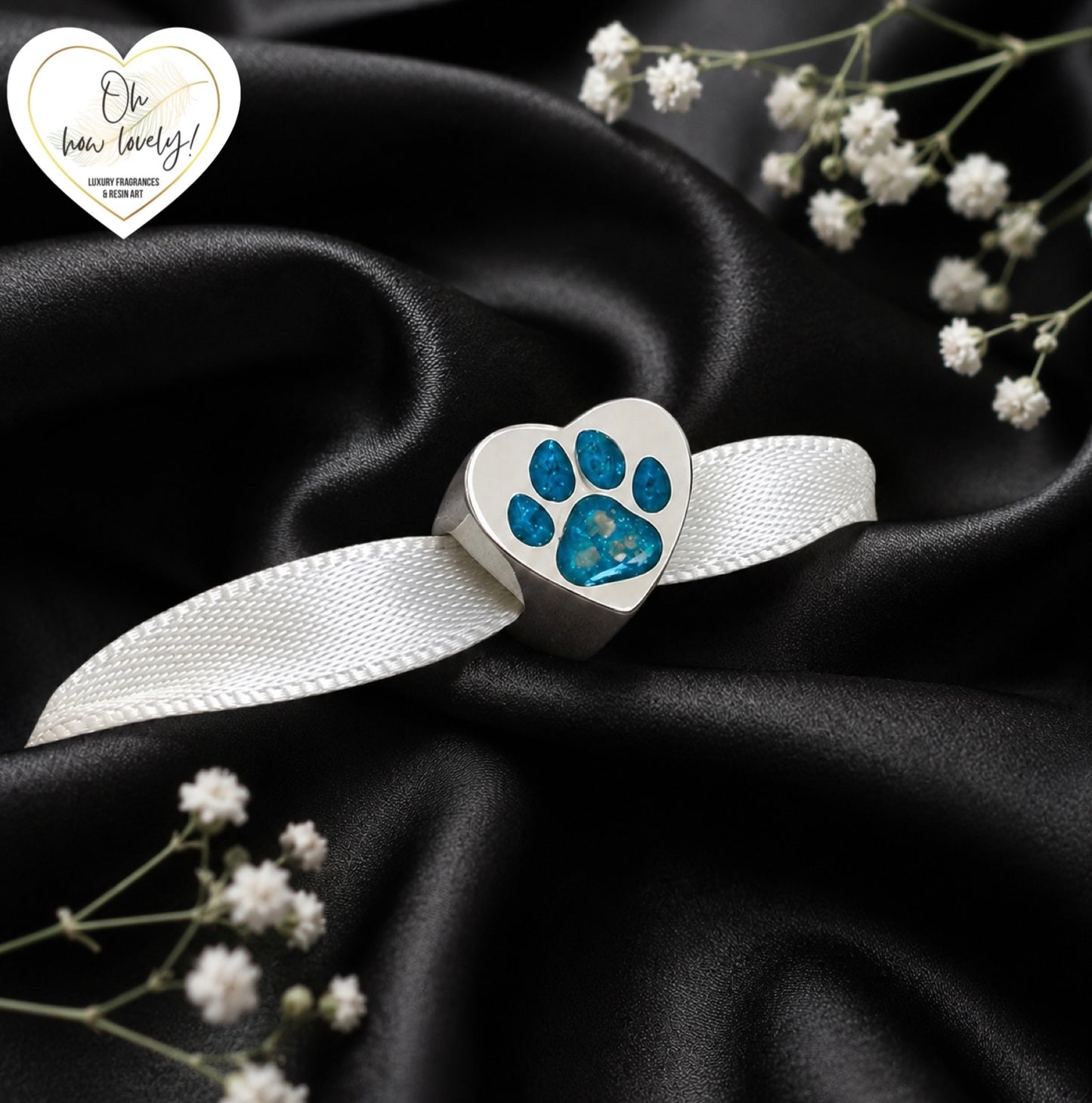 Memorial Pawprint Charm