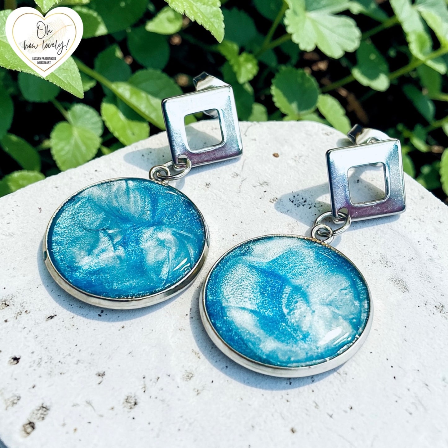 Square Drop Earrings