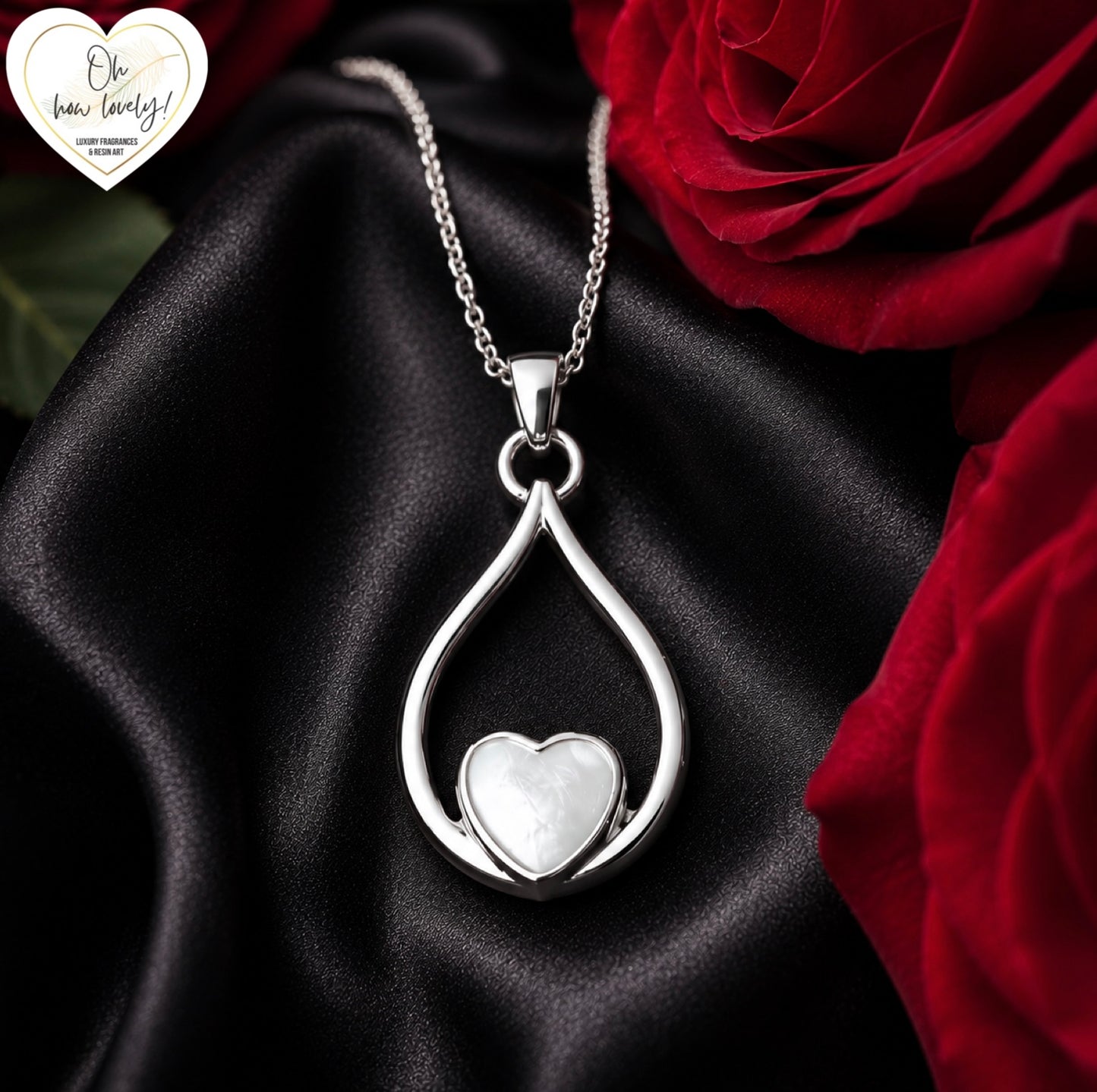 Heart Loop Memorial Necklace