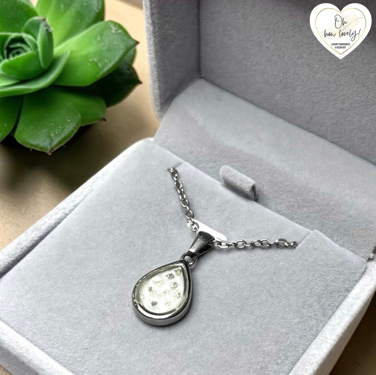 Memorial Teardrop Necklace