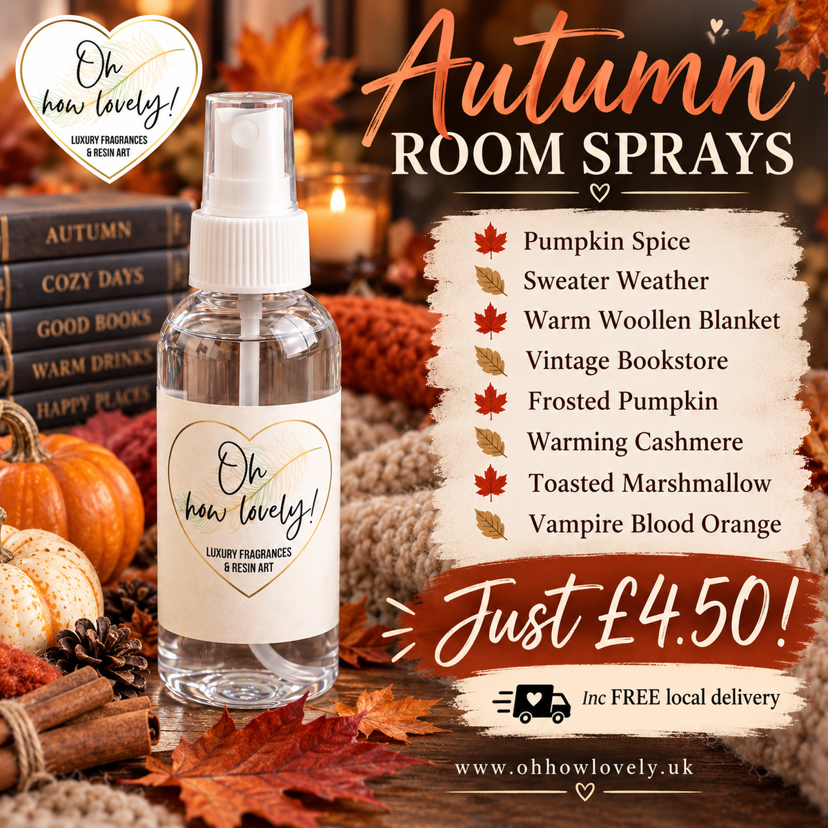 Autumn Room Sprays