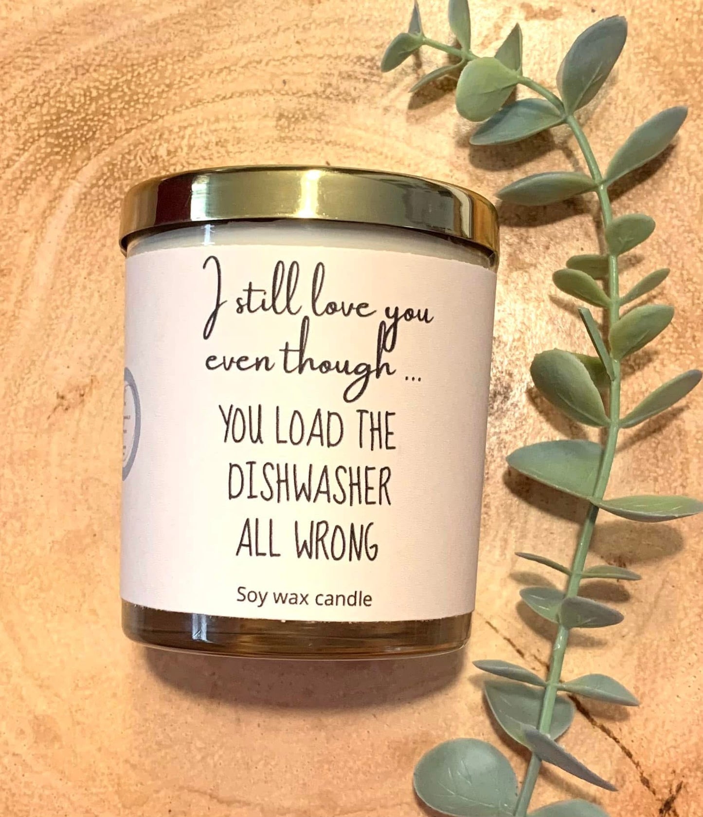 ‘I still love you’ candle