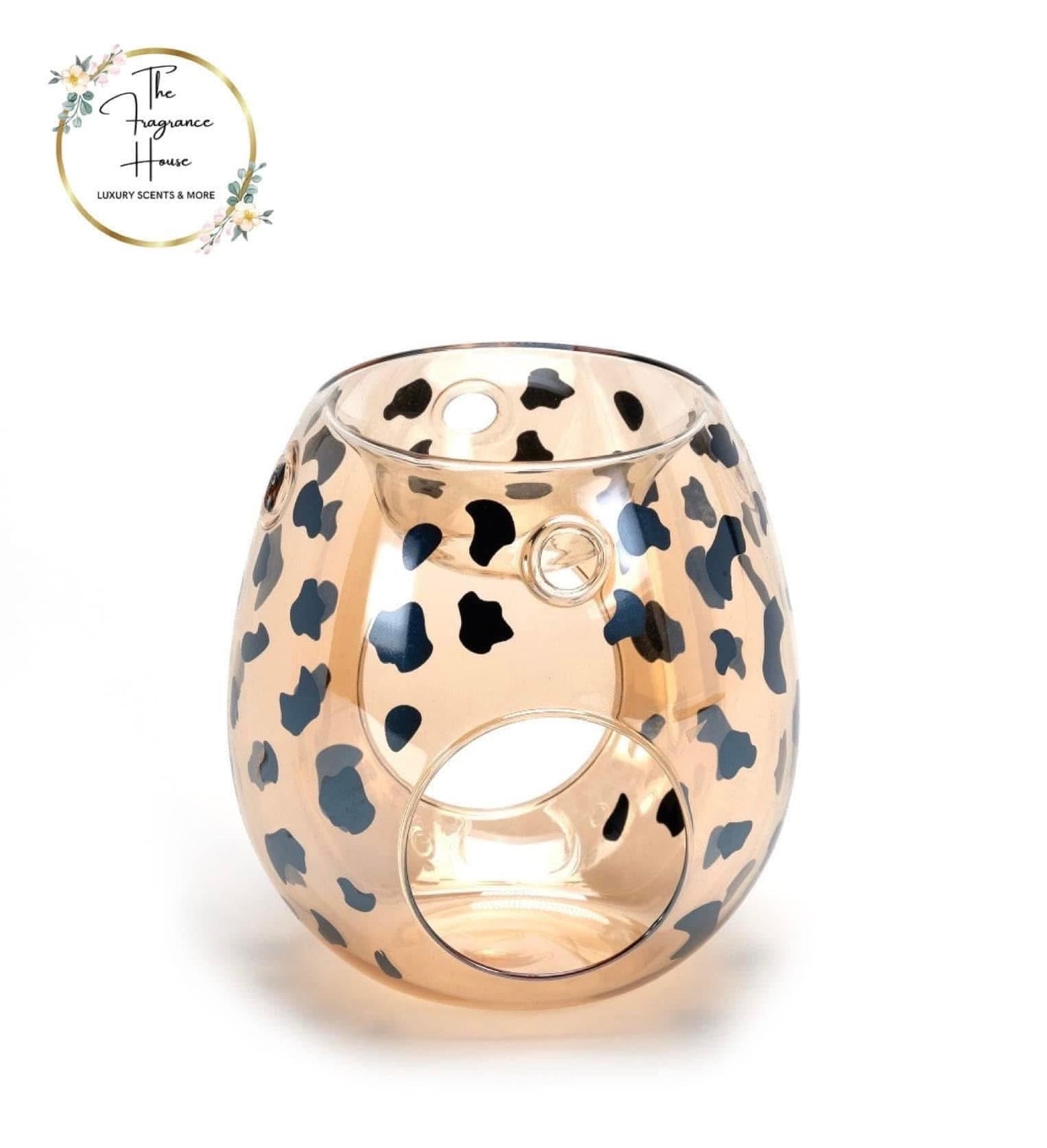 Animal print glass wax burners