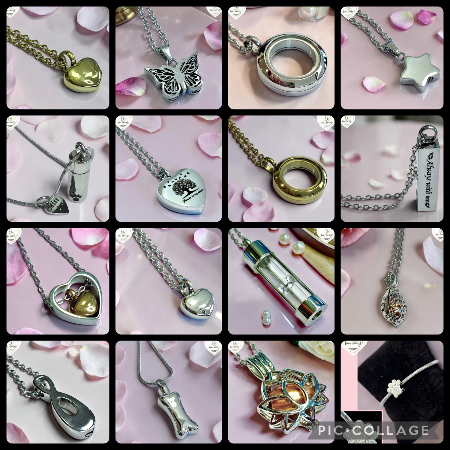 Self Fill Memorial Jewellery