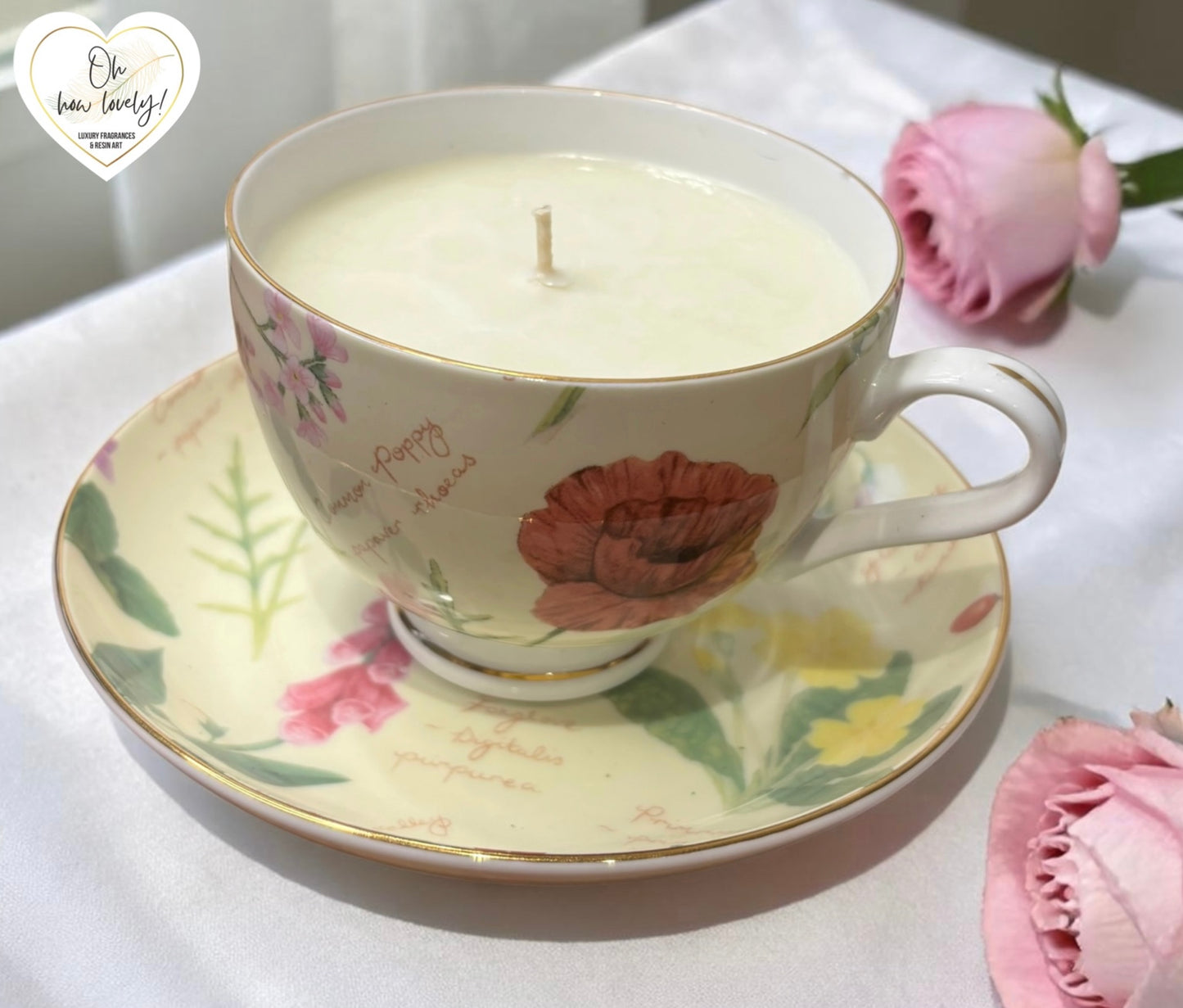 Vintage Teacup Scented Candles