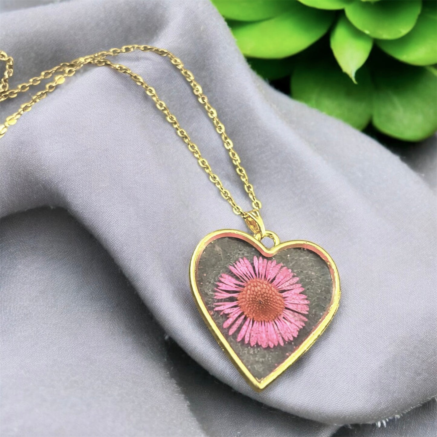 Botanical Resin Necklaces