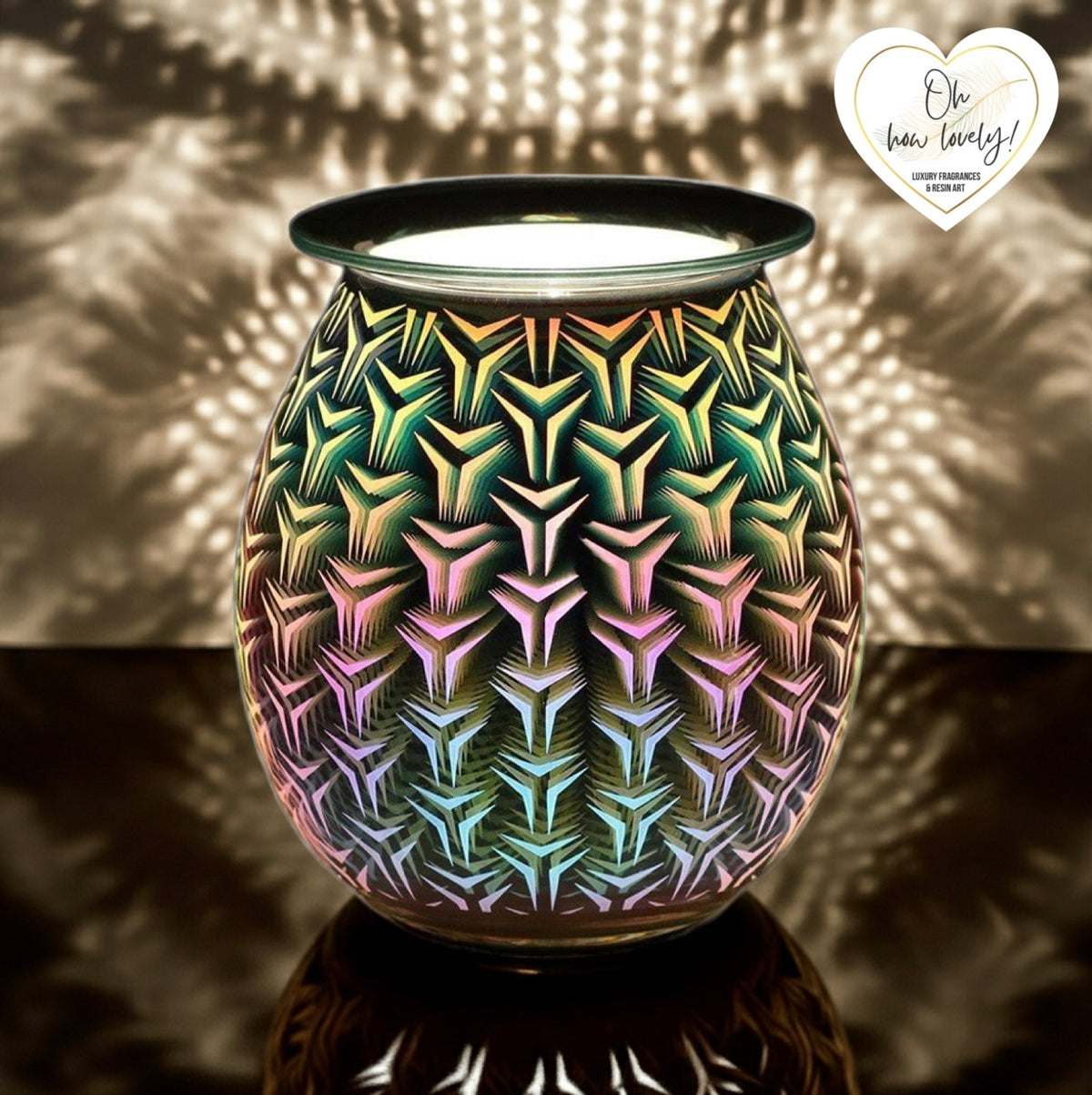3D Geometric Electric Wax Burner