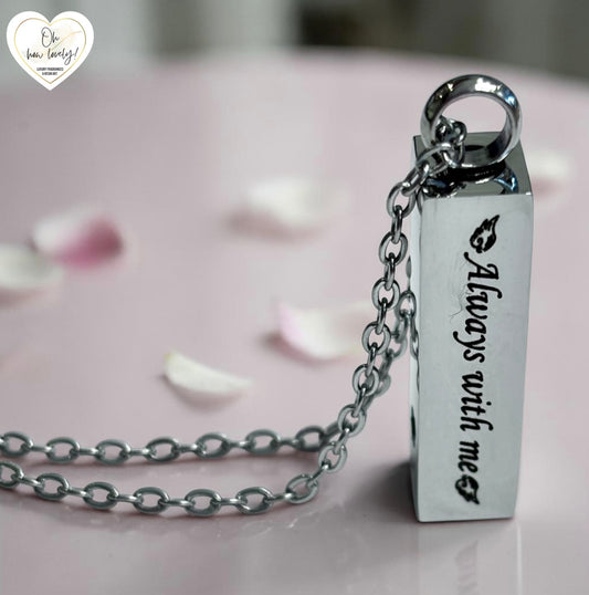 Self Fill ‘Always by my side’ Memorial Necklace