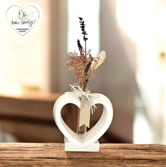 Abstract Heart Vase