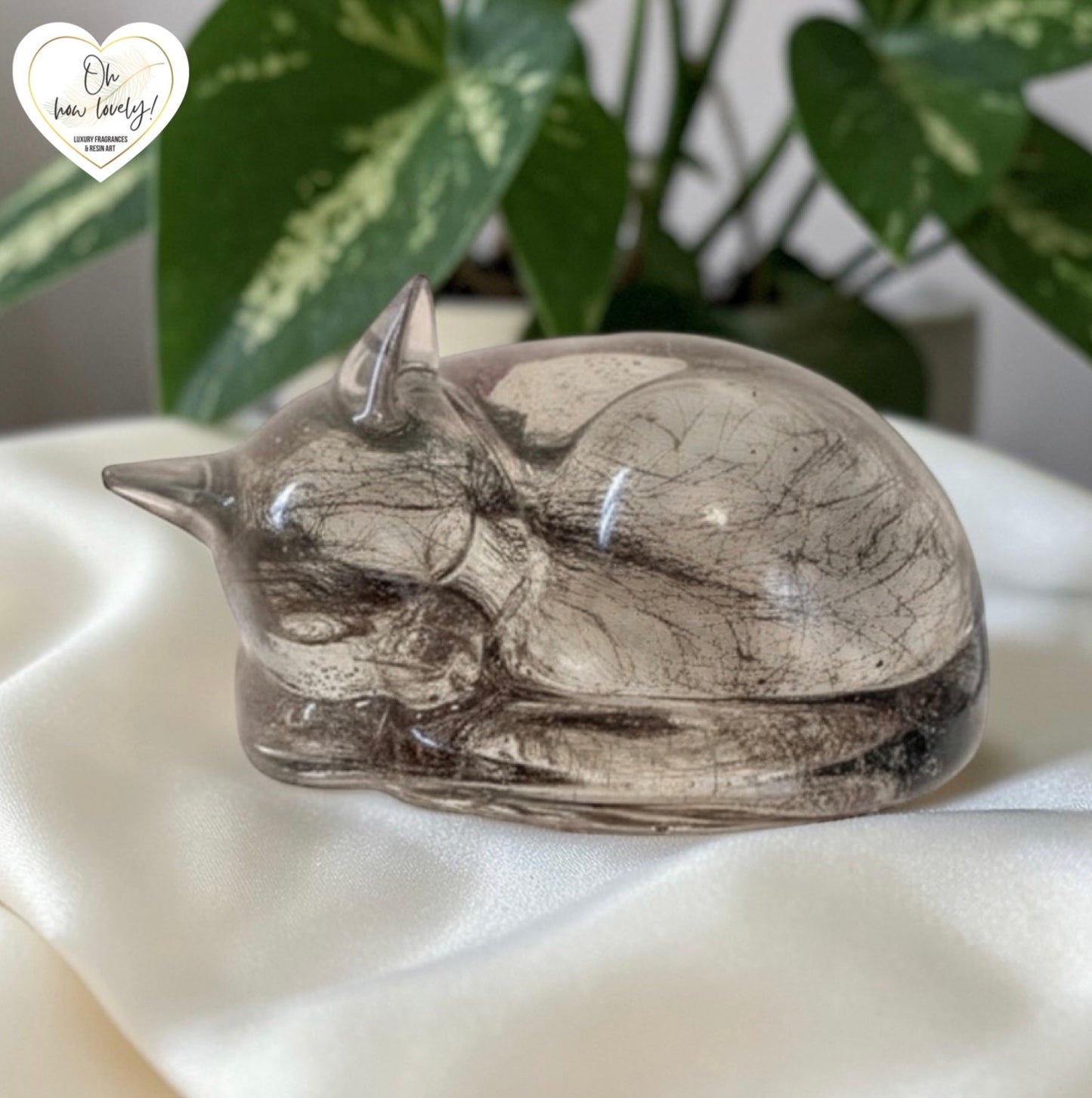 Memorial Resin Cat Figurine