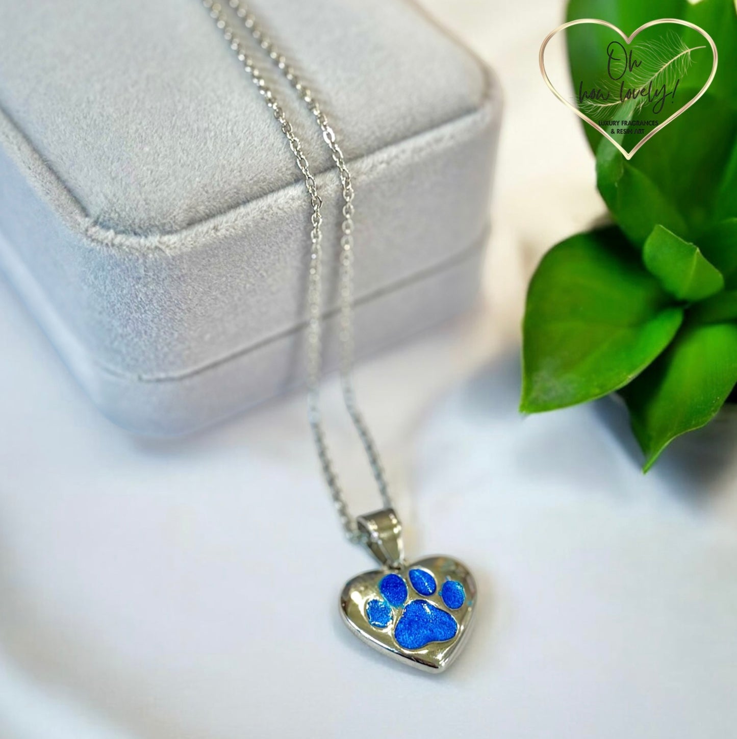Paw print Pendant & Chain