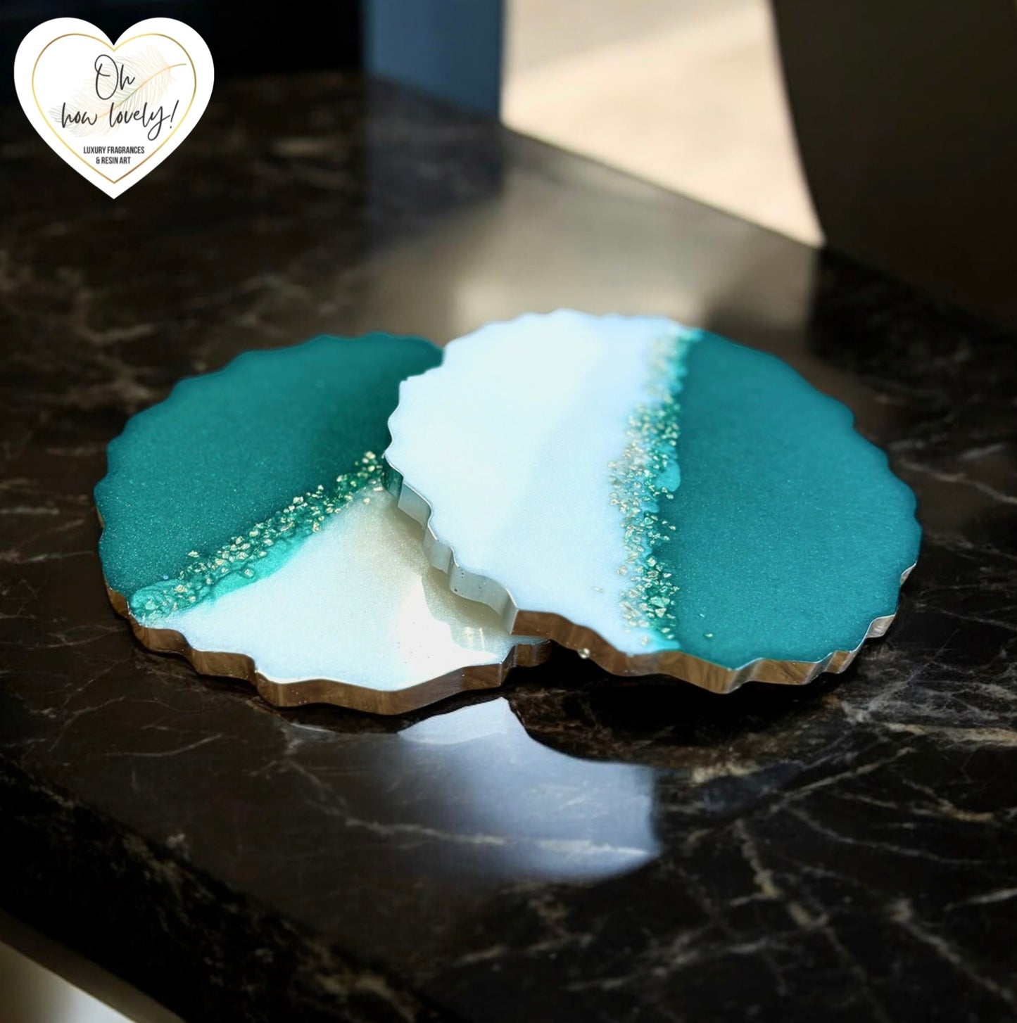 Two Tone Jade Coasters