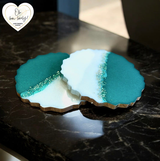 Two Tone Jade Coasters
