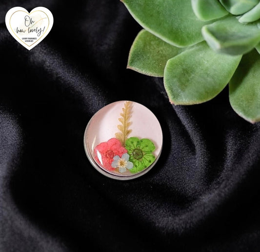 Stainless Steel & Resin Lapel Pin