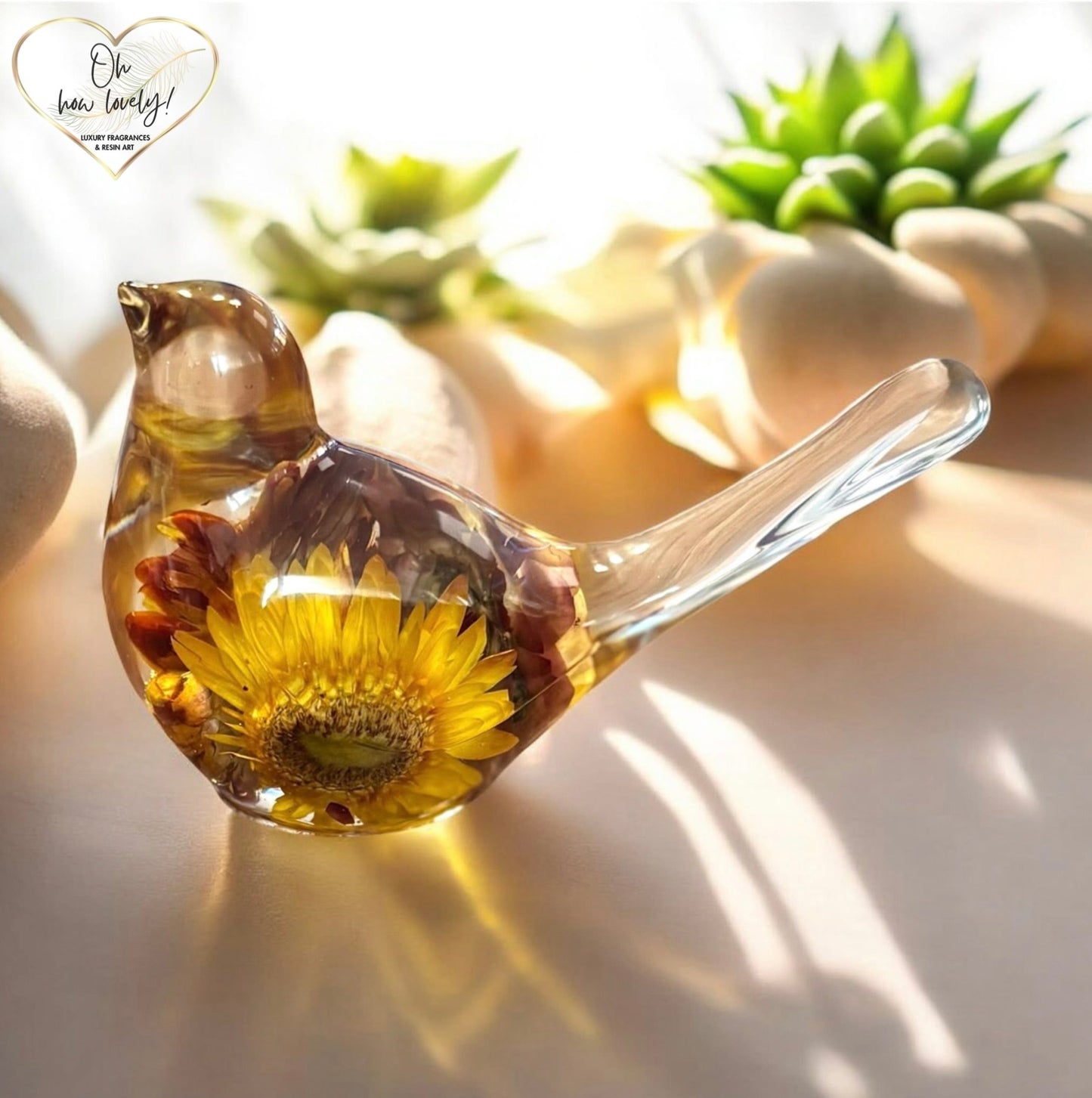 Resin Memorial Bird Figurine