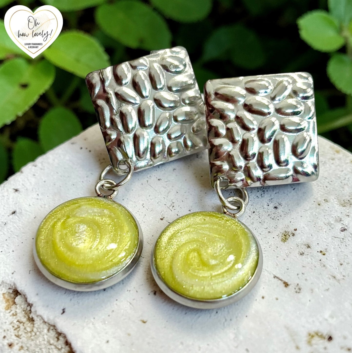 Textured Drop Earrings