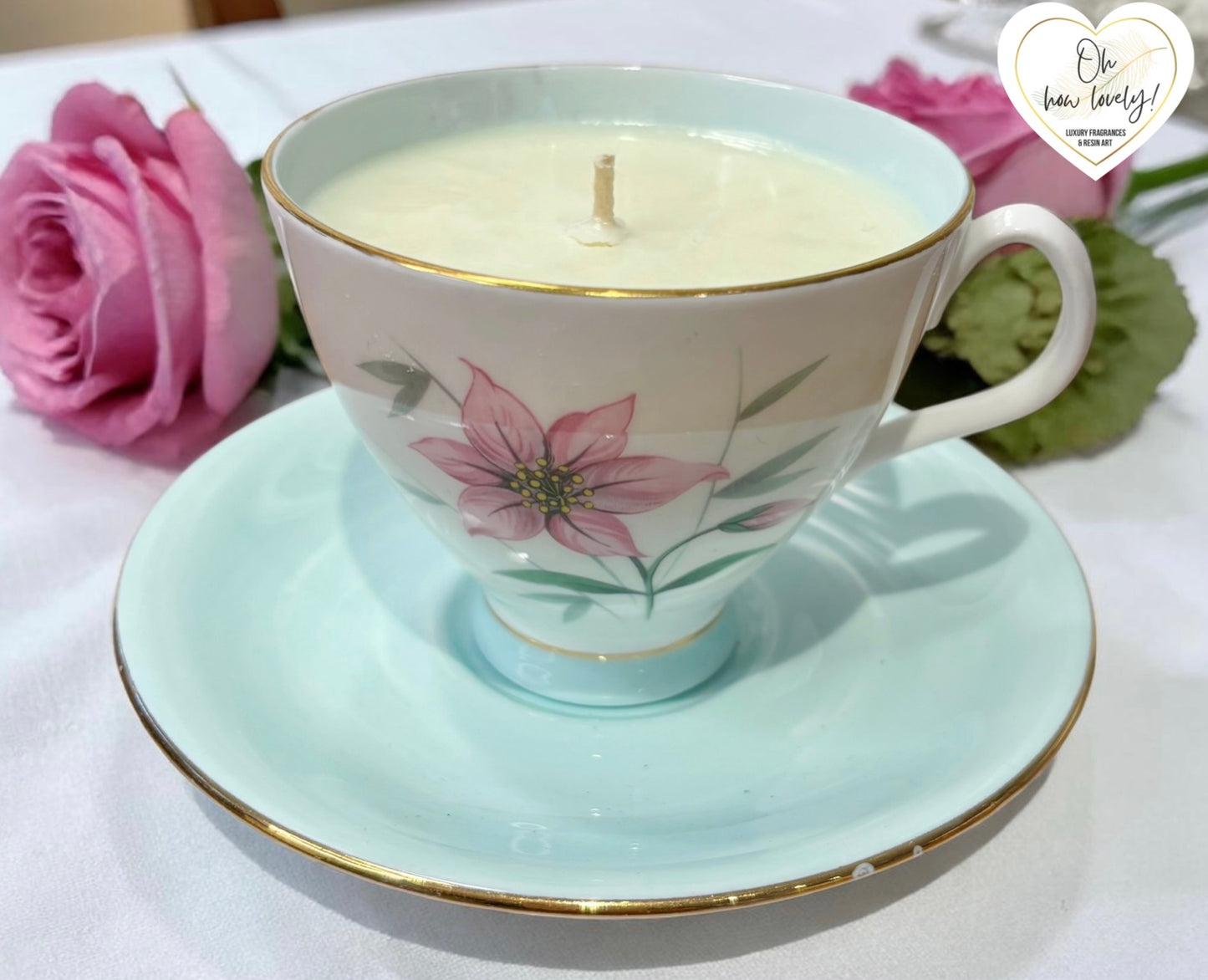 Vintage Teacup Scented Candles