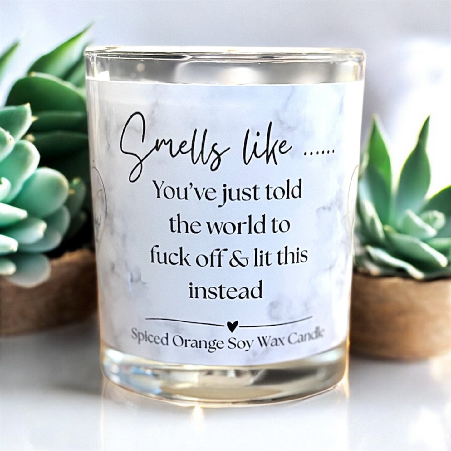 ‘Told the world’ Scented Candle