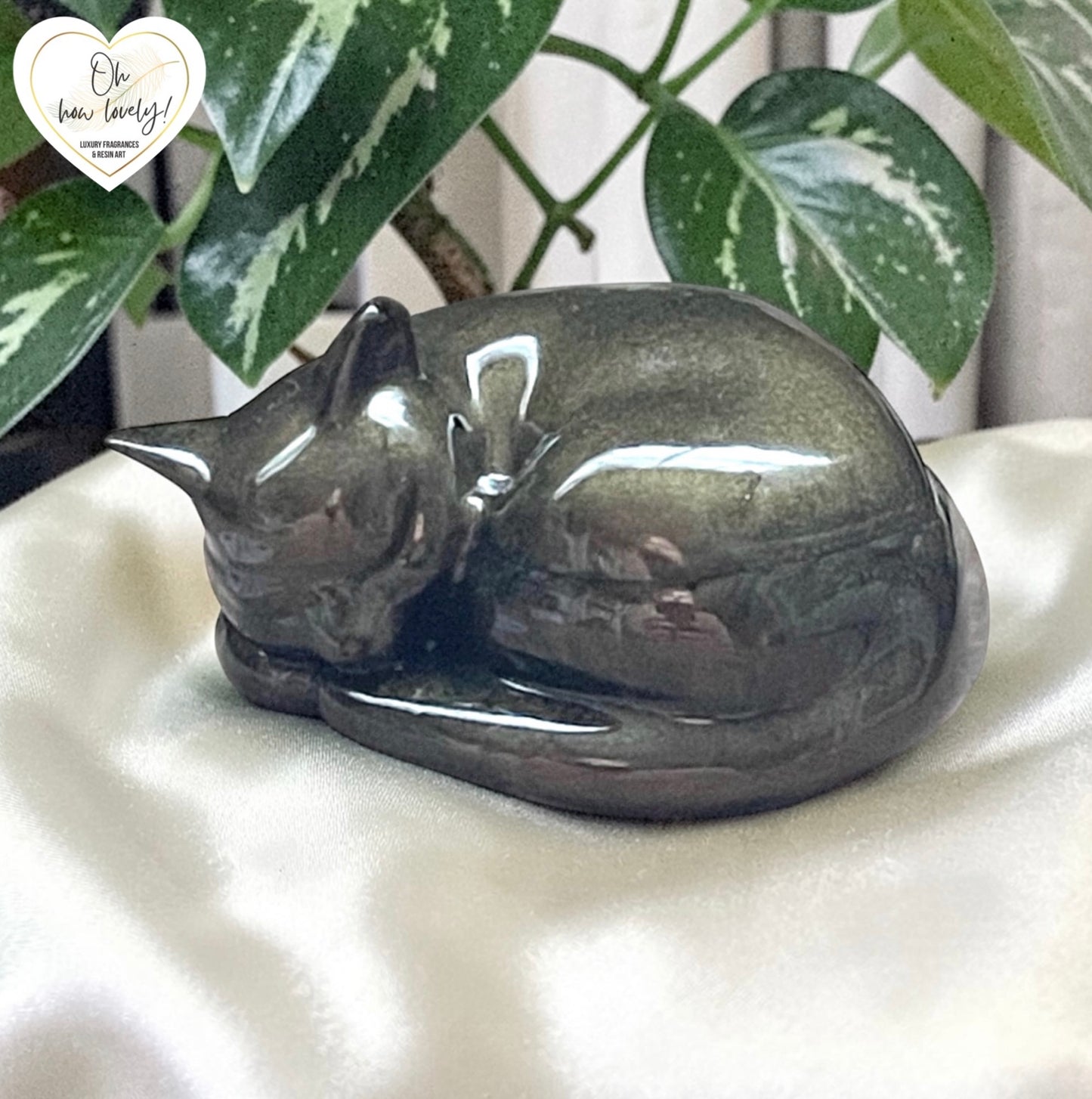 Memorial Resin Cat Figurine
