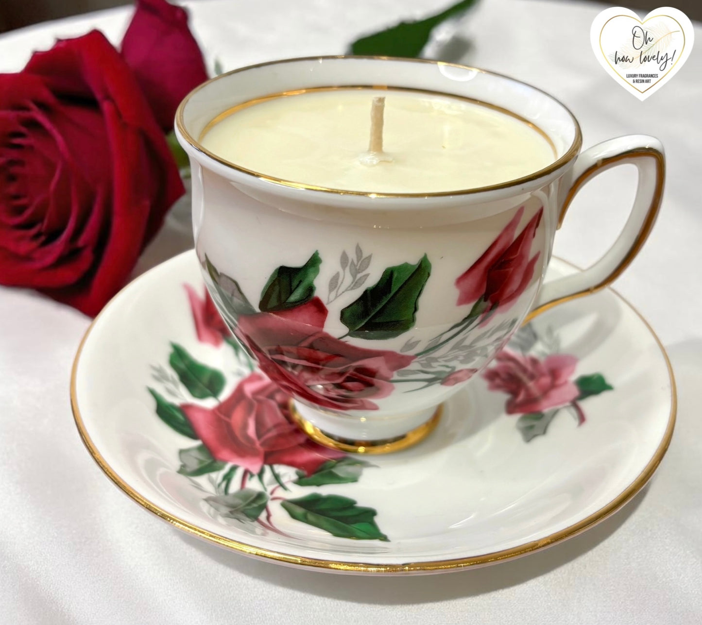 Vintage Teacup Scented Candles