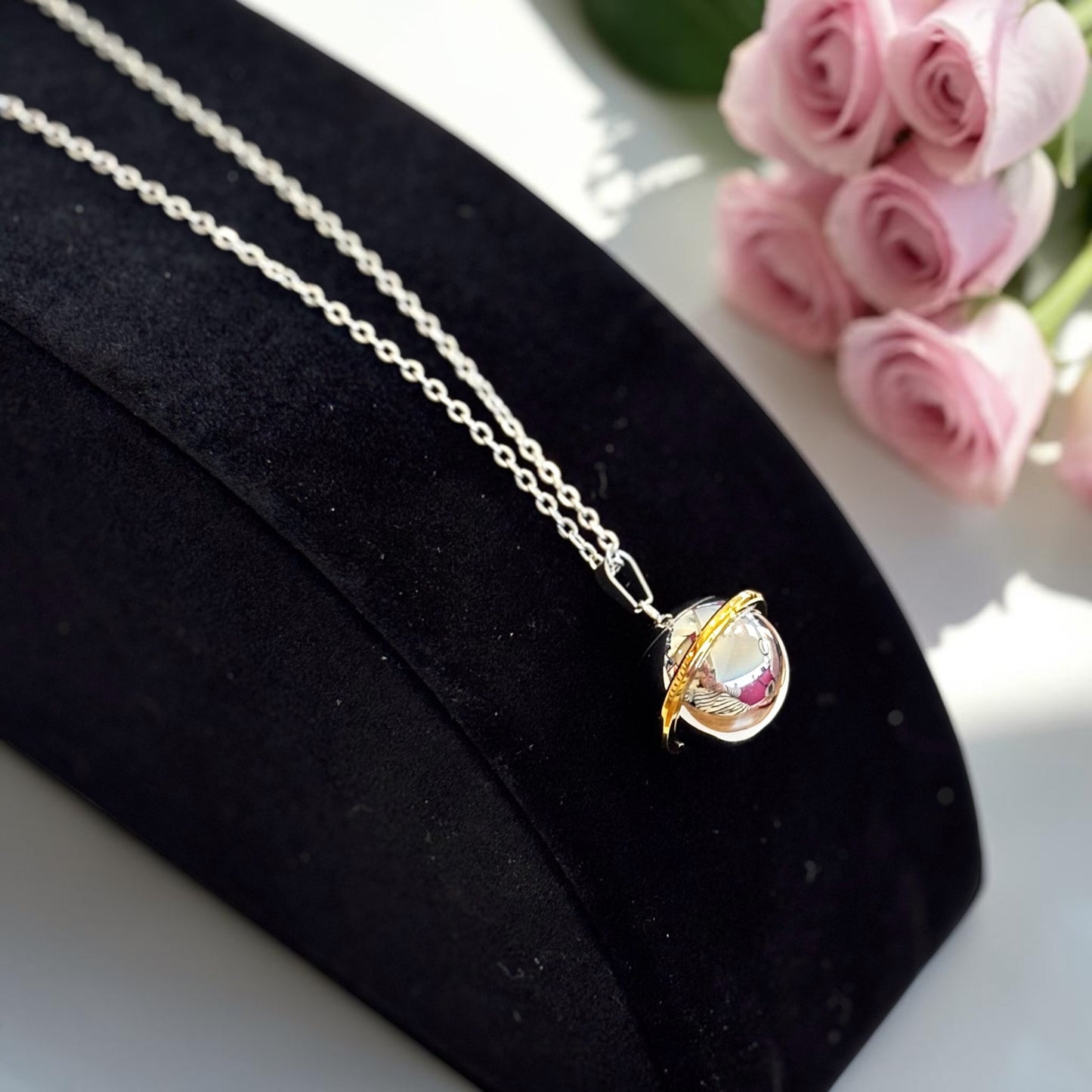 Self Fill ‘Planet’ Memorial Necklace