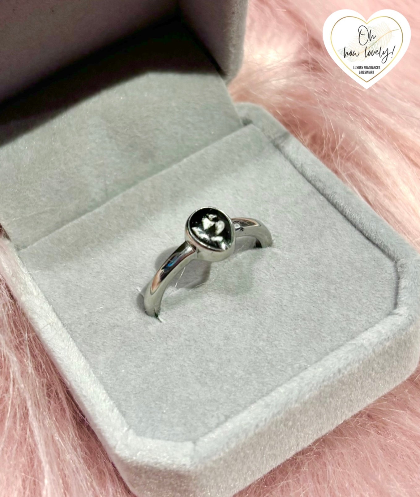 Heart / Tear Drop Shaped Ring