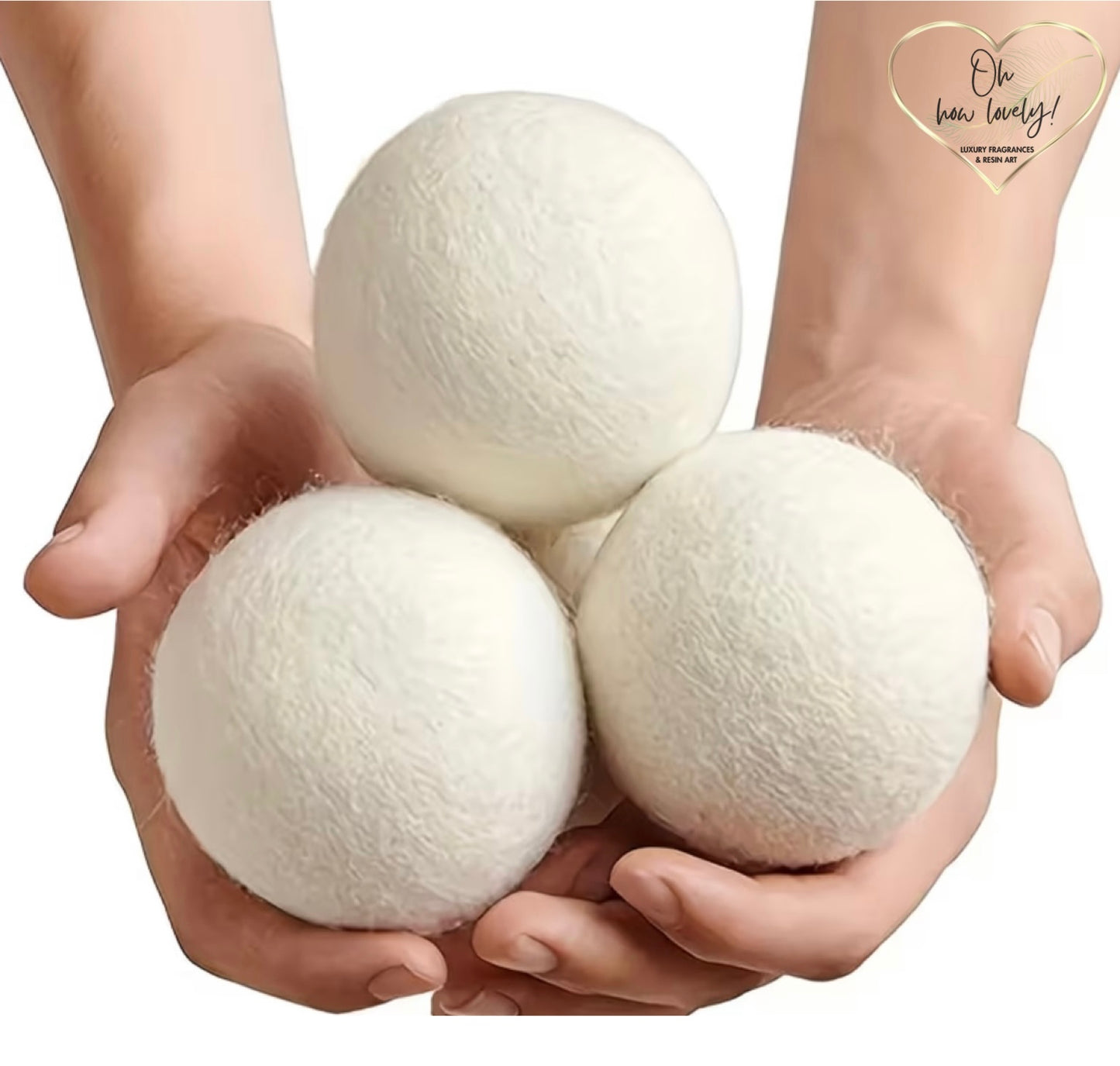 Natural Wool Dryer Balls & Oil