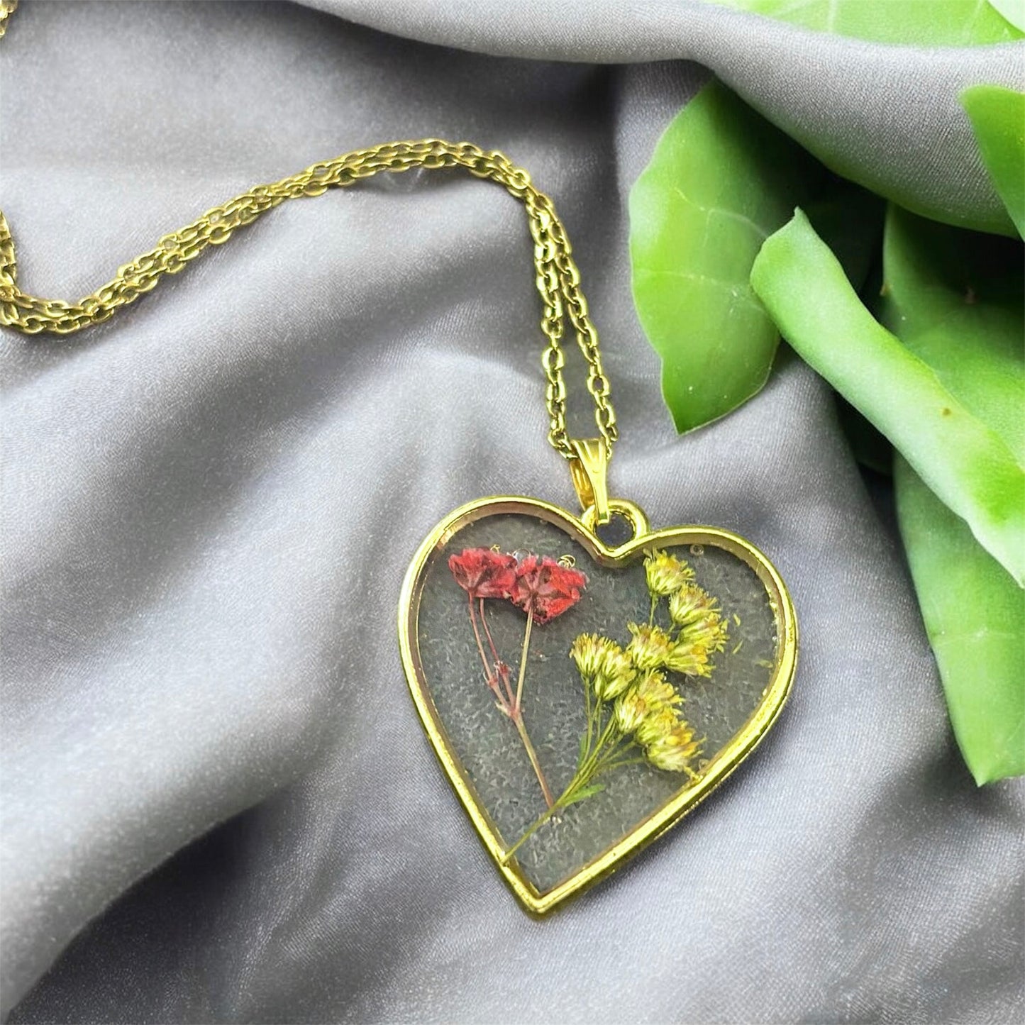 Botanical Resin Necklaces