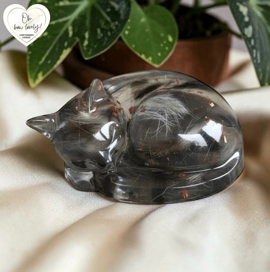 Memorial Resin Cat Figurine