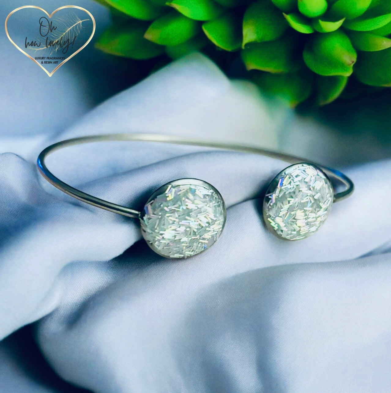 Stunning Resin Sparkle Bracelet