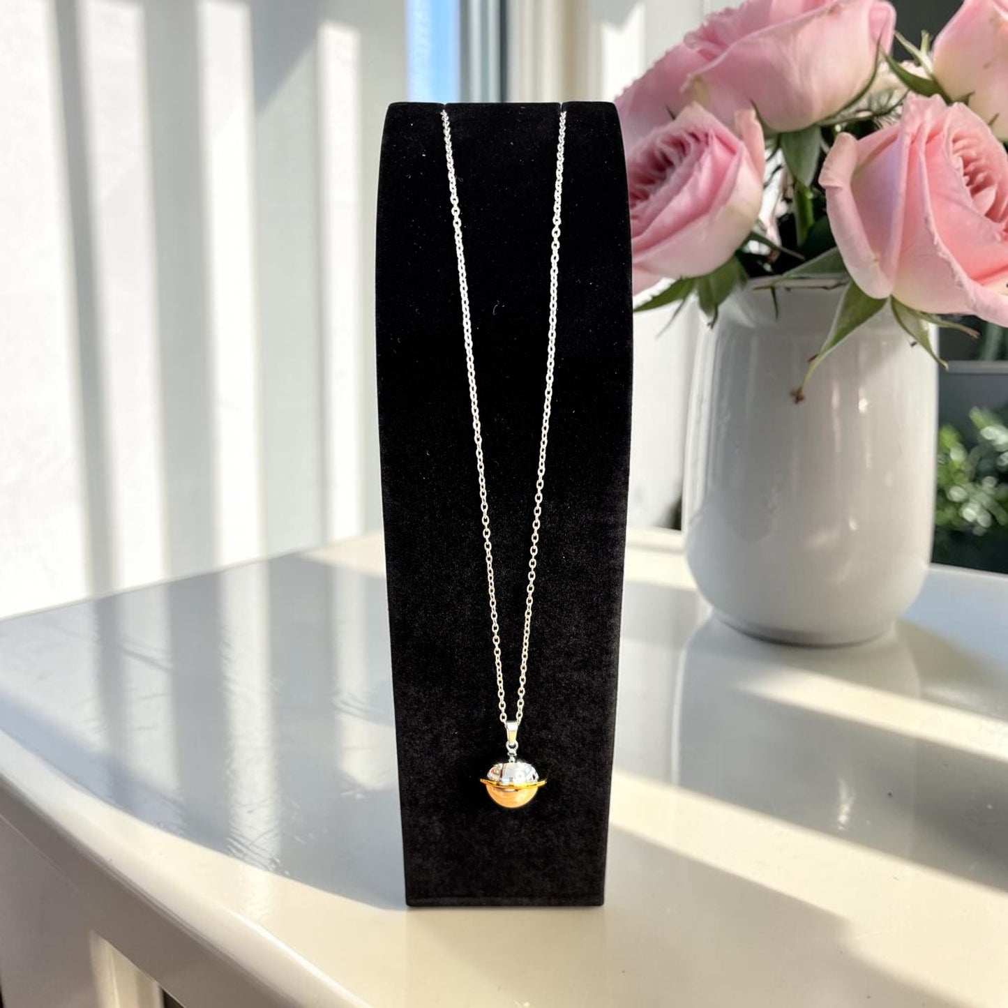 Self Fill ‘Planet’ Memorial Necklace