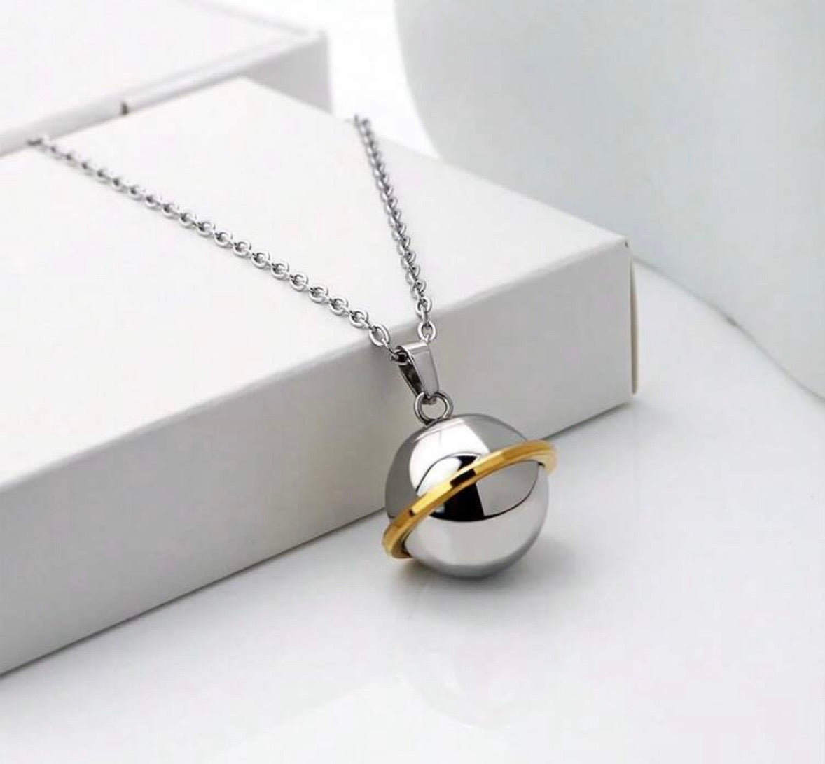 Self Fill ‘Planet’ Memorial Necklace