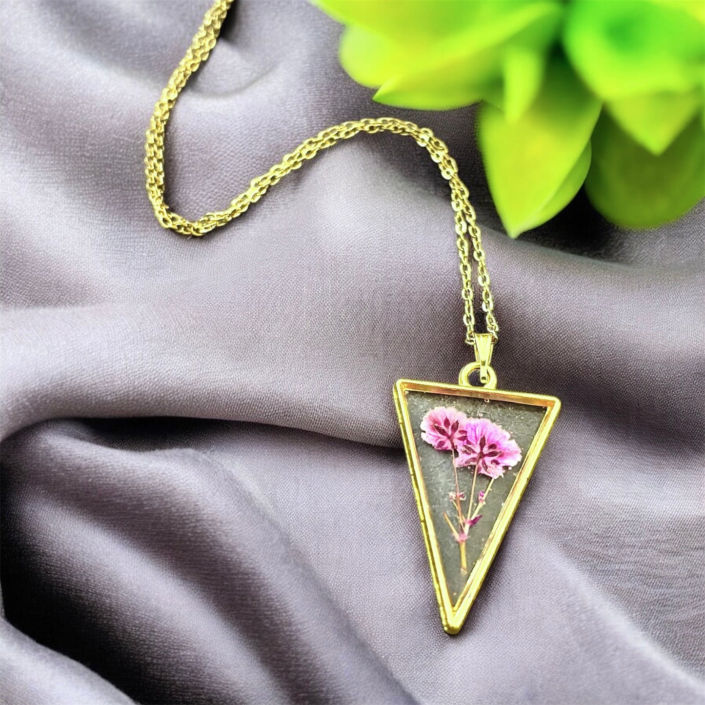 Botanical Resin Necklaces