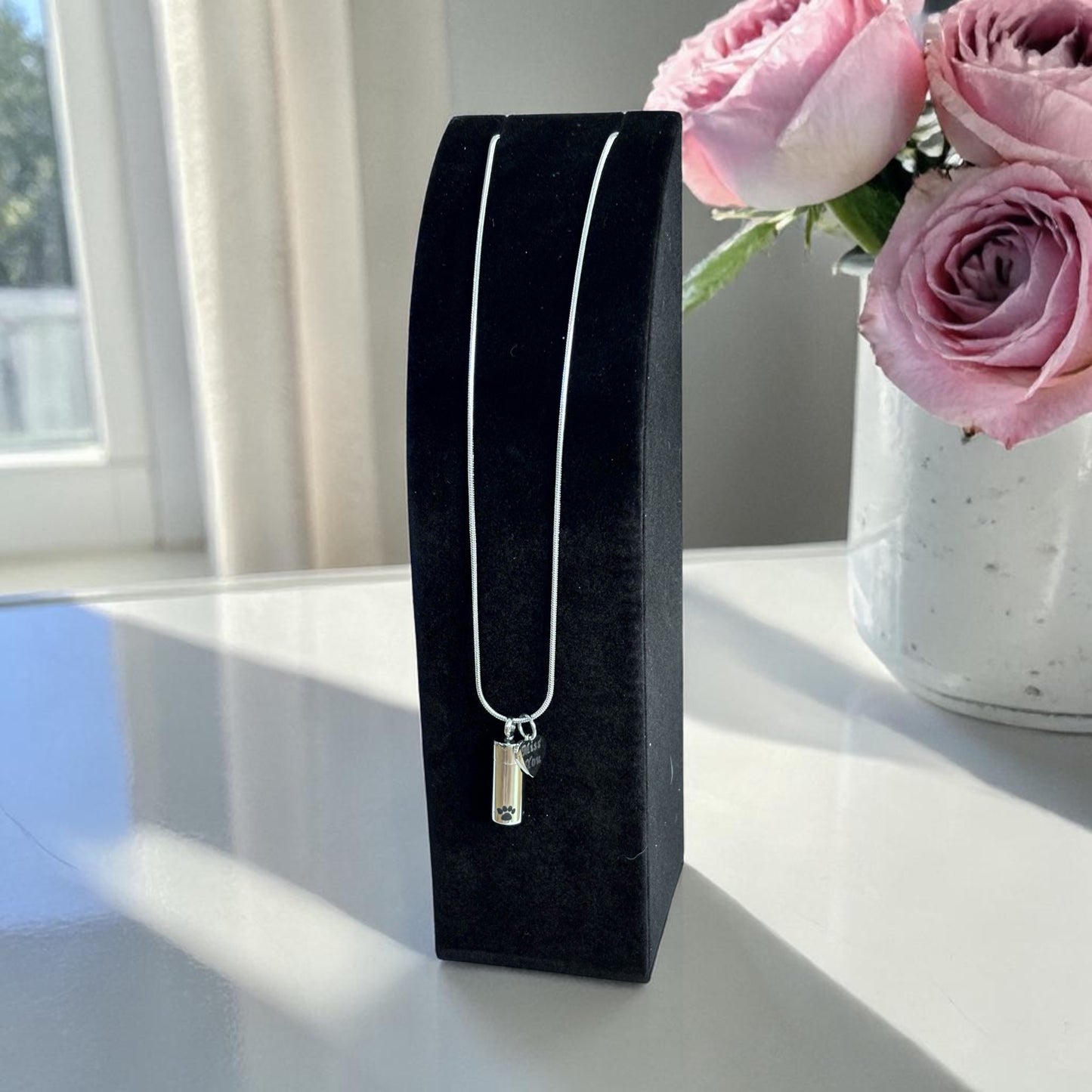 Self Fill Pet Cylinder Necklace