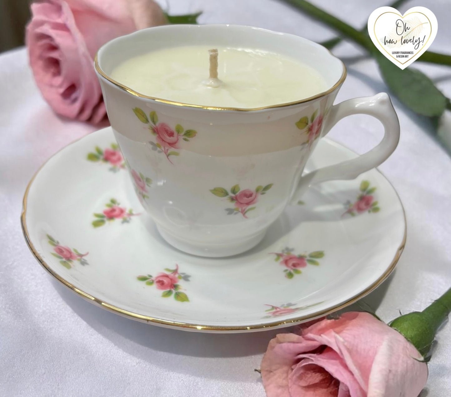 Vintage Teacup Scented Candles