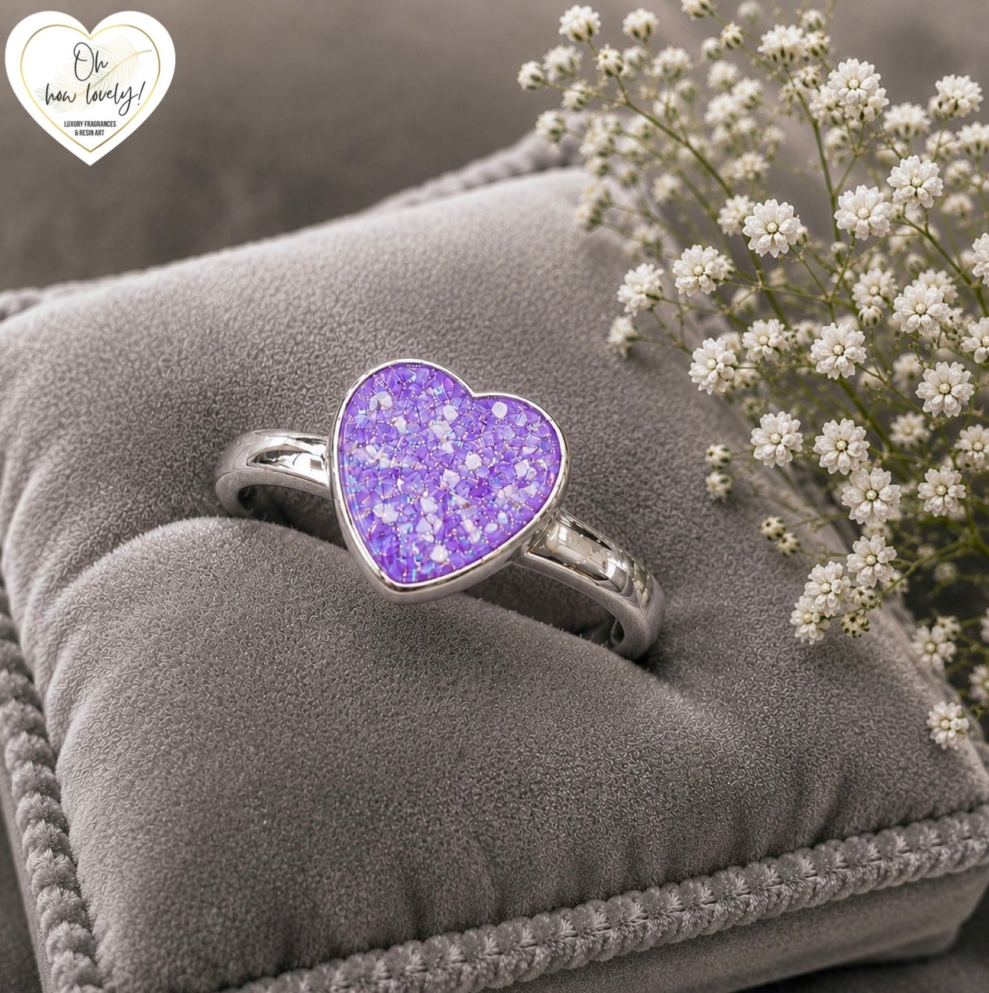 Heart / Tear Drop Shaped Ring