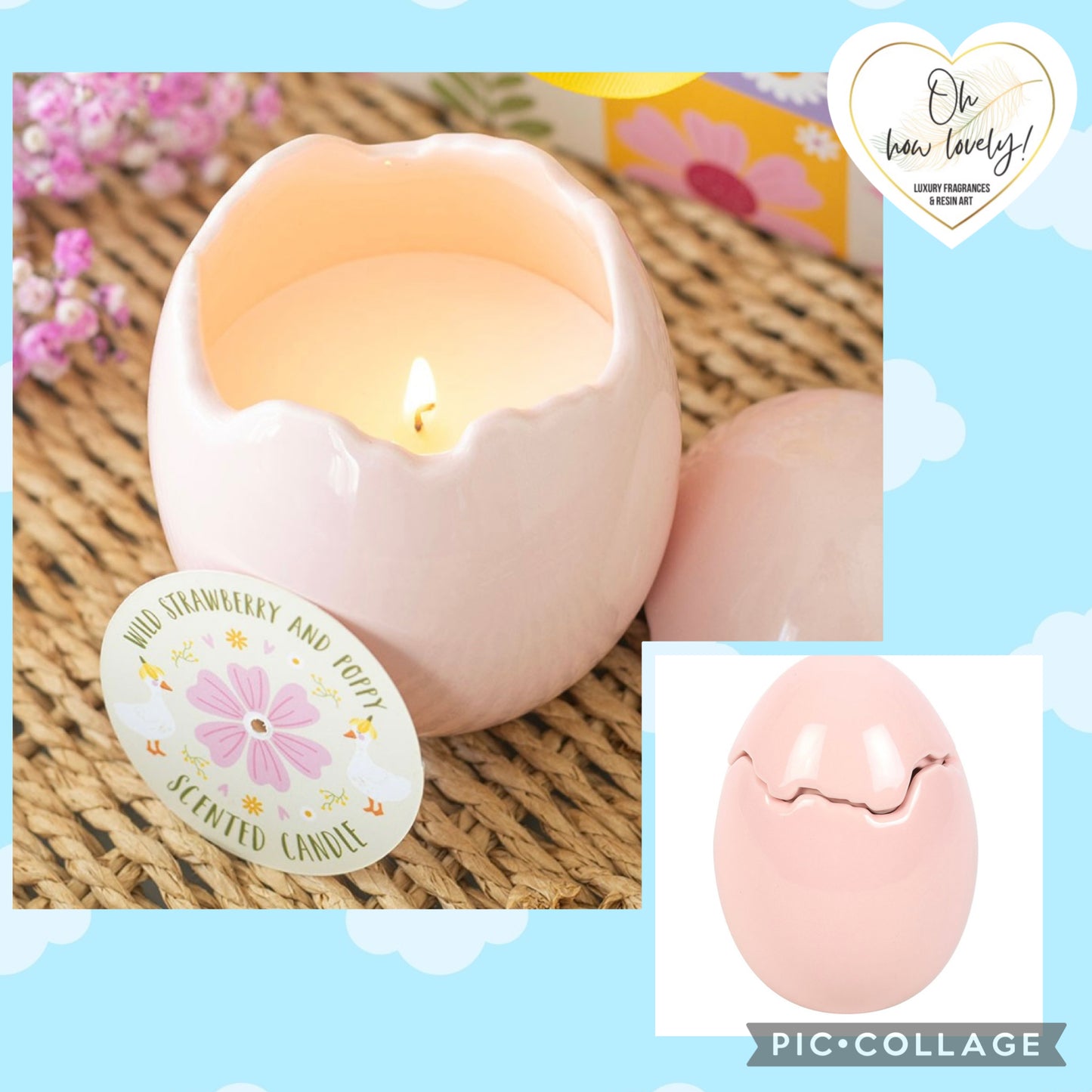 Wild Strawberry & Poppy Candle