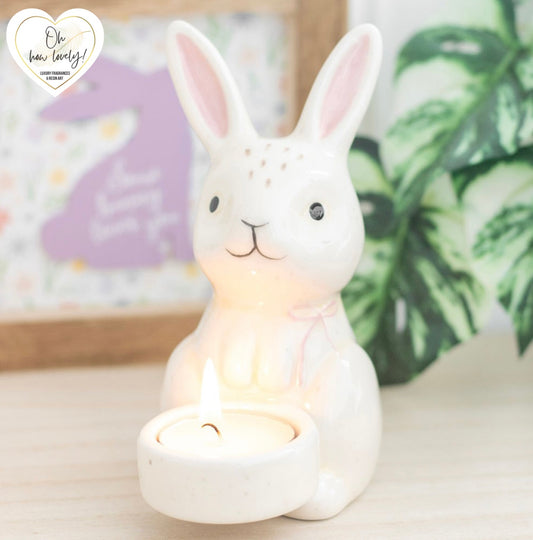 Ceramic Bunny Tealight Holder