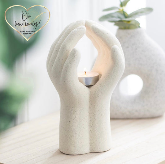 Praying Hands Tealight Holder