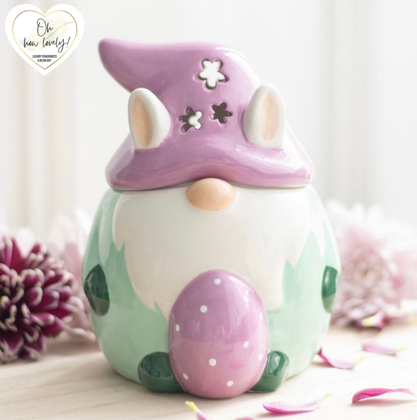 Ceramic Easter Gonk Burner (Inc free Fragrance Oil)