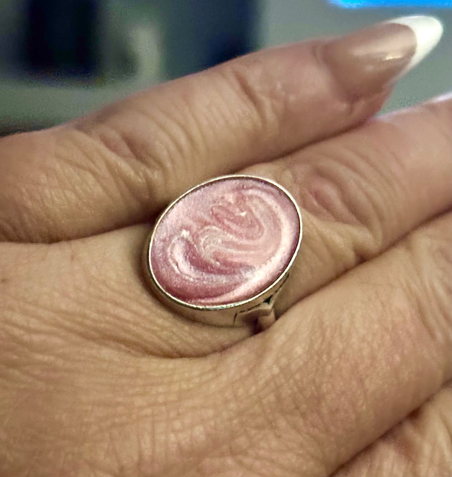 Raspberry Swirl Ring