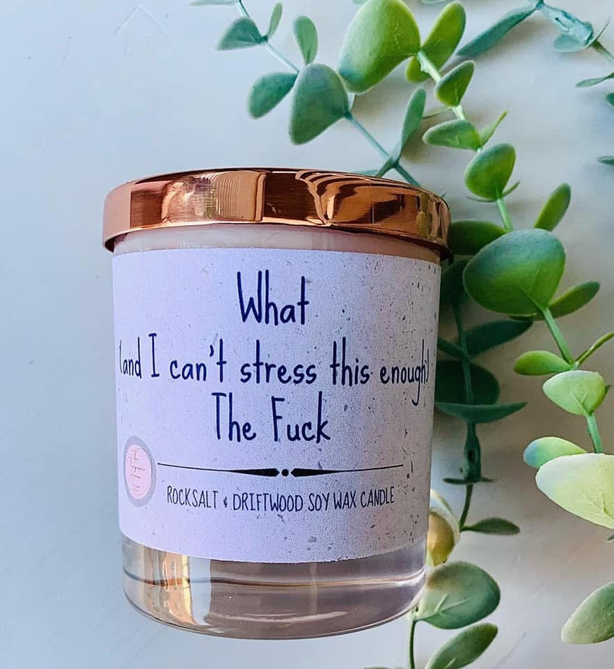 ‘What the f*ck’ candle