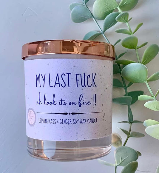 ‘My last f*ck’ candle