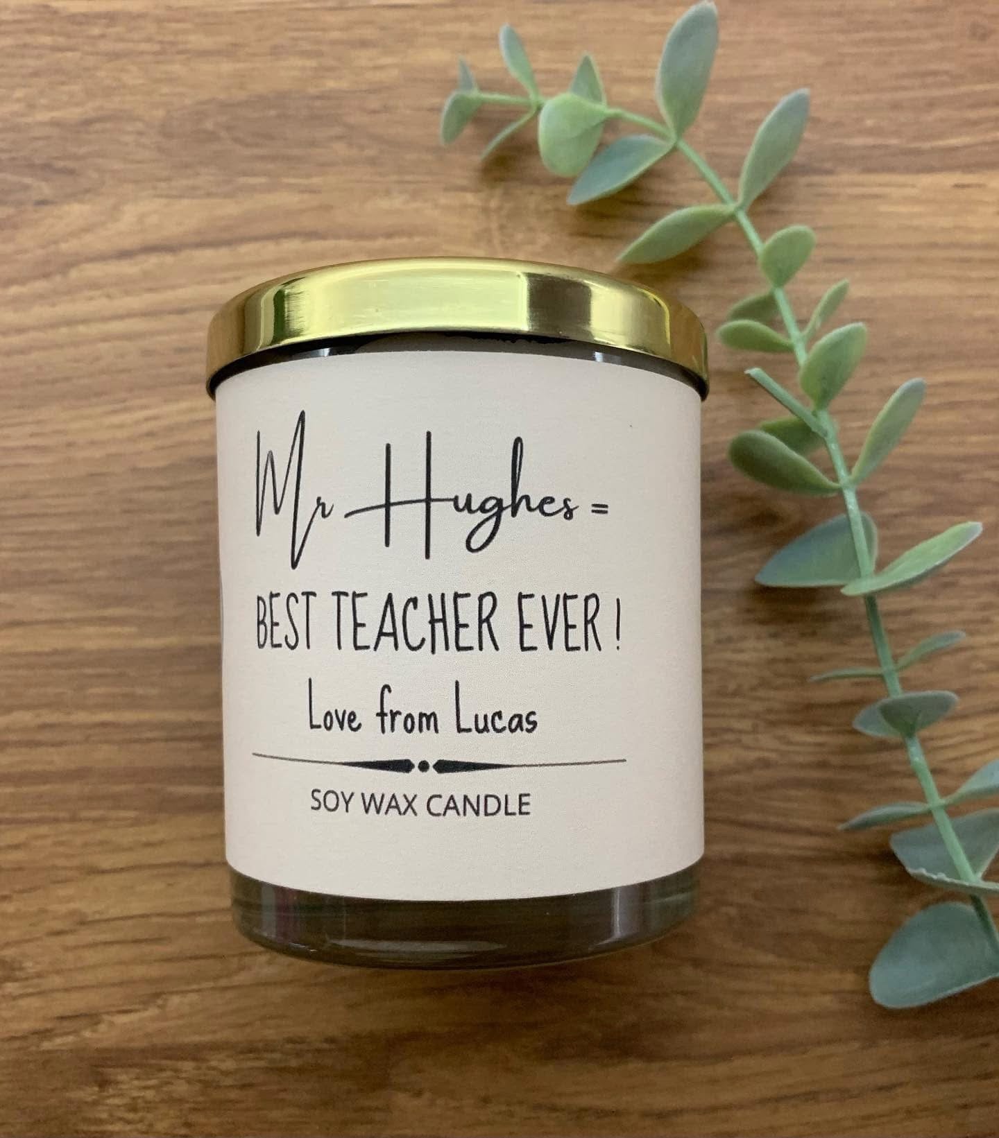 End of term candles