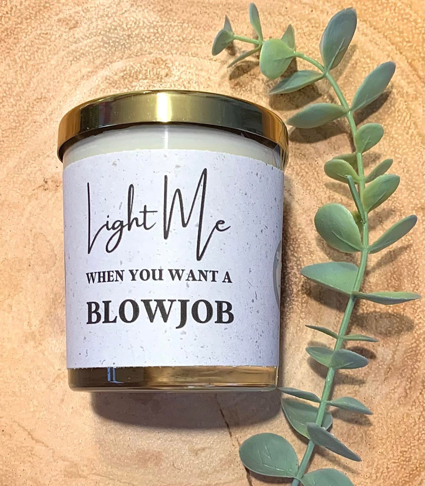 ‘Light me when..’ candle
