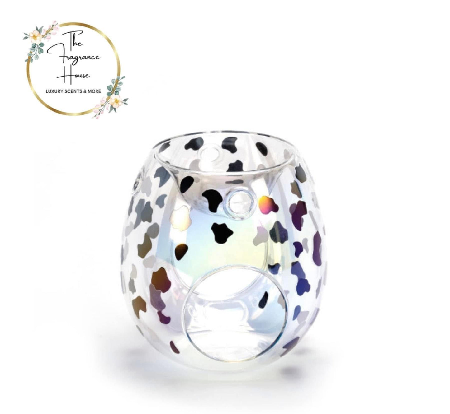 Animal print glass wax burners