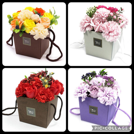 Soap Flower Bouquet Bags