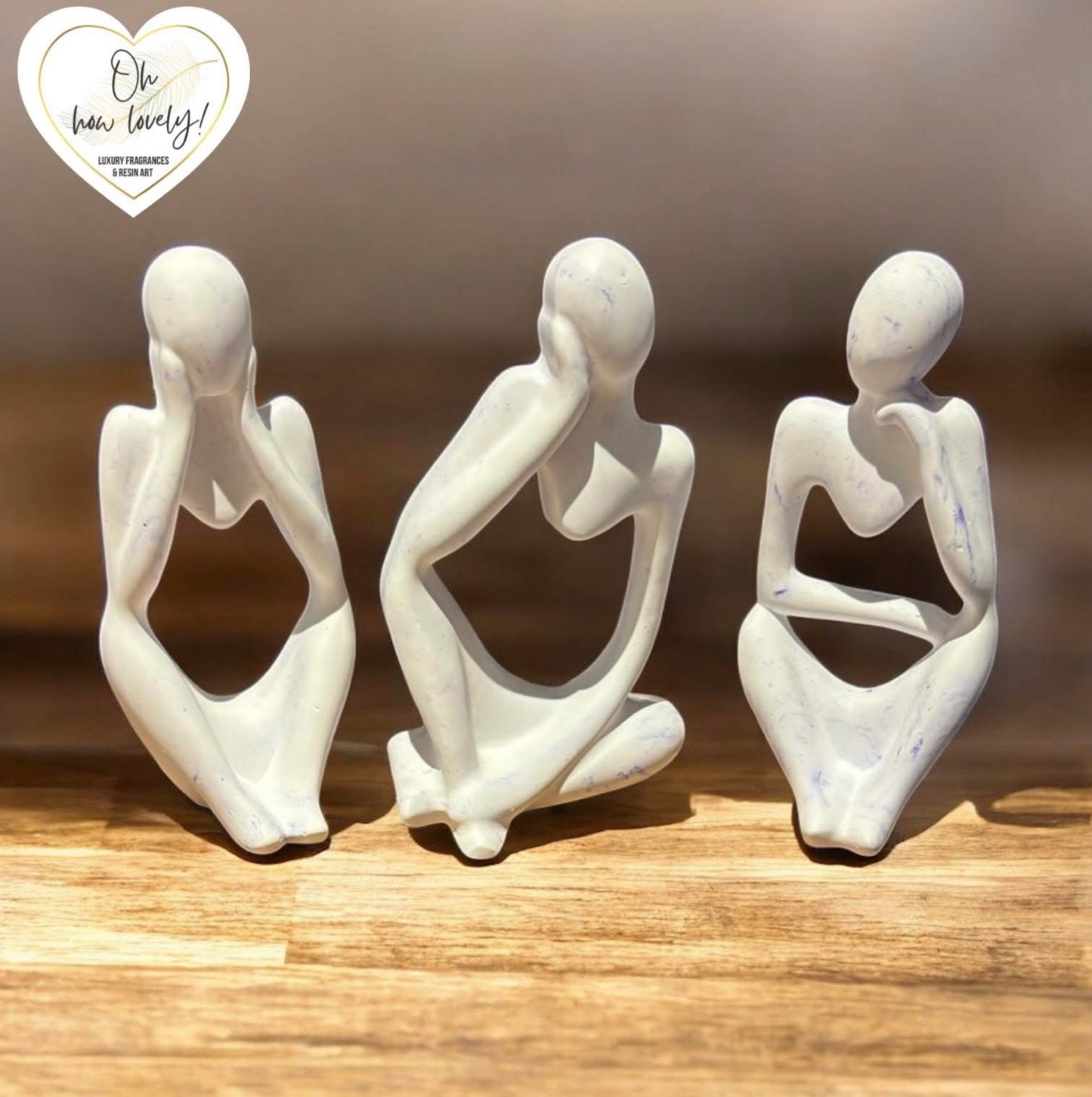 Set of three Pot Figurines